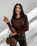 Bluzka damska OLAVOGA SIMBI brąz 38 M