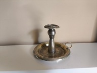 Giloszowany kaganek-bużuarek HENNIGER & Co (firma czynna 1830-1860)