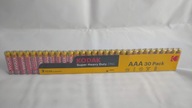 Bateria Kodak Super Heavy Duty Zinc AAA - 30 sztuk