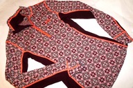 KARI TRAA "M/M" BLUZKA TERMICZNA 100% MERINO WZORKI SUPER J.NOWA!