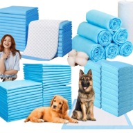PODKŁADY HIGIENICZNE MATY CHŁONNE 90x60cm DLA PSA DO NAUKI SIKANIA 100 SZT