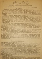 GŁOS nr 31 specjalny, niezależny miesięcznik 15 IX 1980
