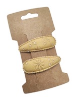 Mini spinki pierwsza spinka spineczki pyk klik haft boho chrzest roczek