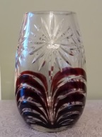 DUŻY WAZON KRYSZTAŁOWY Huta szkła ,,JULIA ''