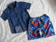 Koszulka + Spodenki rekiny __ 104 - 110