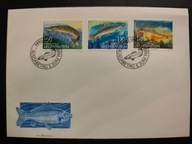 !! ZWIERZĘTA RYBY - LIECHTENSTEIN 1989 - KOPERTA FDC - STAN BDB !!