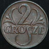 2 grosze 1925 - około menniczy egzemplarz