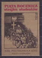1985 % rocznica strajku sudentów Łódź
