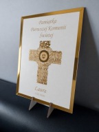 Pamiątka Prezent Pierwsza Komunia personalizowana grawer