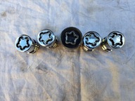 Nakrętki zabezpieczające koła kół 4szt M12x1,5 37mm Ford Nissan RenaultOpel