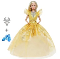 Ubranka dla lalki B. - Złota suknia balowa + buty, naszyjnik !!!