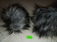POMPON DO CZAPKI EKO FUTRO 9-10 cm