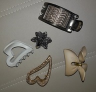 spinki ,klamerki do włosów nowe mix