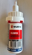 Klej konstrukcyjny cyjanoakrylowy Wurth Klebfix 20 ml superglue długa data