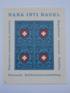Szwajcaria - WF NABA 1971 - Mi. bl. 21 **