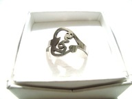 Pierścionek Srebrny Serce Love 22 10 Stal Chirurgiczna Nierdzewna