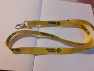 Żółta smycz do kluczy