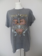 Bon Jovi - T-shirt z nadrukiem - szary rozmiar L krój oversize