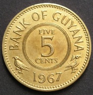 Gujana 5 centów 1967