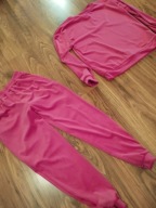 Komplet dresowy welurowy różowy 42/44