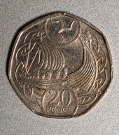 Wyspa Man 20 pensów 2017r. BCM