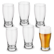 SZKLANY KUFEL DO PIWA 6 SZT 530 ML ZESTAW POKALE WYSOKIE SZKLANKI DO PIWA