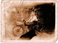Zabytkowy Motocykl Motor Retro Przedwojenne Zdjęcie HANOWER IS Rejestracja