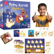 GRA PLANSZOWA PEŁNY KURNIK POWRÓT LISA KUKURYKU ZABAWKA PREZENT DLA DZIECI