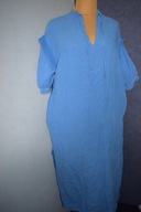 Yume Oryginala Sukienka letnia lniana długa z kieszeniami _48