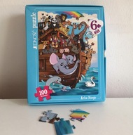 Puzzle 6+ Arka Noego 100 elementów układanka dla dzieci (gra02)