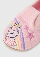 Kapcie Friboo różowe jednorożce gwiazdki włókno Rozm. 25 + GRATIS