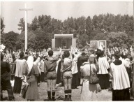 KRAKÓW-BŁONIA HARCERZE OŁTARZ - FOTOGRAFIA 2 pielgrzymka 1983 rok