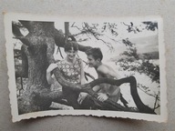 PRL wakacje dziewczyna i chłopak (1636b)