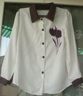 ^sliczna bluzka dziewczeca tulipan r 32 /34