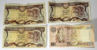 Zestaw 4 x 1 Funt Cypr 1994 i 1997 r oryginał