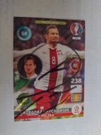 Karta panini autograf Polska Euro 2016 Grzegorz Krychowiak