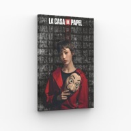 Obraz na płótnie 40x70 Tokio Dom z Papieru serial | Pomysł na prezent