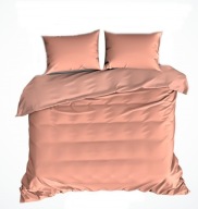 pościel z flaneli 220x240 +2x50x60 guzik F 204 łosoś