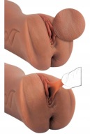 SZTUCZNA POCHWA MASTURBATOR MĘSKI ANUS USTA 3W1 REALISTYCZNY SILIKON