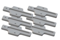 UNIWERSALNA PODKŁADKA POD ZAWIAS MEBLOWY DYSTANS 6 SZTUK 5mm SZARY