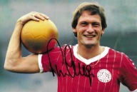 Autograf Preben Elkjær Larsen, Dania, 3 miejsce ME 1984