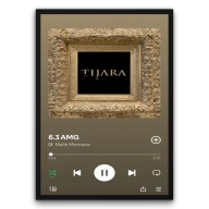 Plakat z ramą 30x40cm 6.3 AMG Malik Montana rap muzyka | Pomysł na Prezent