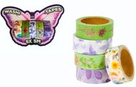 Taśma WASHI Dekoracyjna Scrapbooking Zestaw 5 szt.