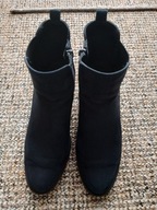 Botki damskie granatowe na obcasie f.Graceland r.38