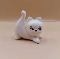 Kotek kicia śliczne oczka chce się bawić - figurka z porcelany 5cm