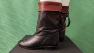 BELLA DIVA damskie botki skórzane r. 37,5