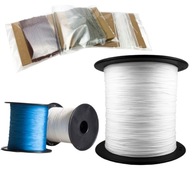 SZNUREK DO ROLET PLISOWANYCH 0.8MM PLIS 22M BIAŁY