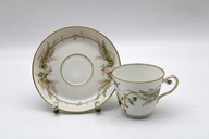ANTYCZNY ZESTAW KAWA-HERBATA PORCELANA STARA FRANCJA OKOŁO 1880-1900 r