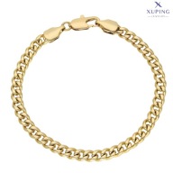 73385 BRANSOLETKA 18K POZŁACANA 19 CM 5,1 MM splot pancerka