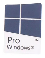 Naklejka Windows 10 Pro na laptopa